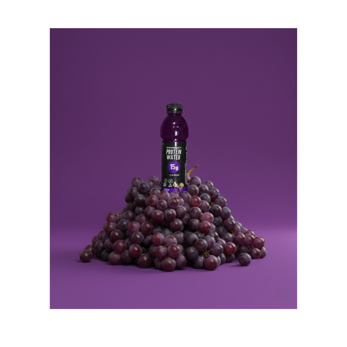 Ícono del sabor uva de Hydrashot Protein Water